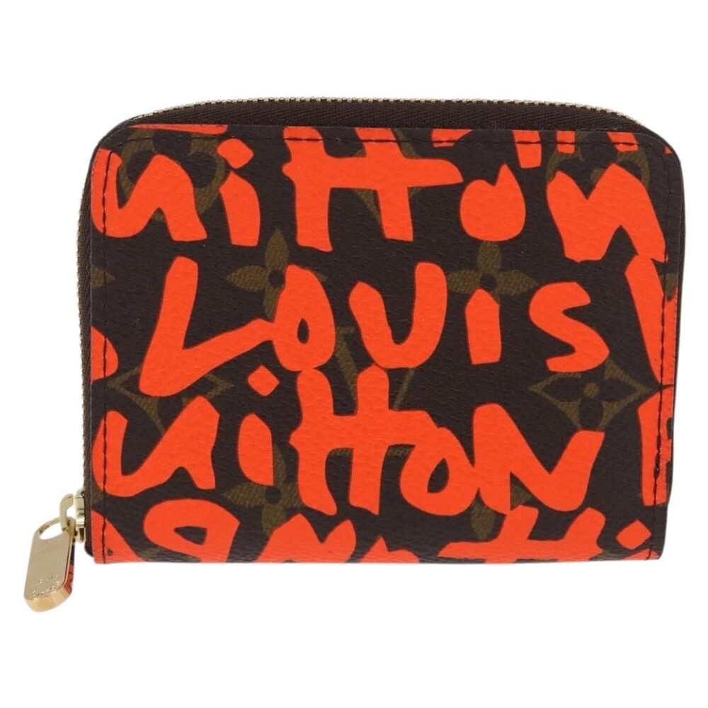 Louis Vuitton Monogram Graffiti Zippy Coin Purse Orange